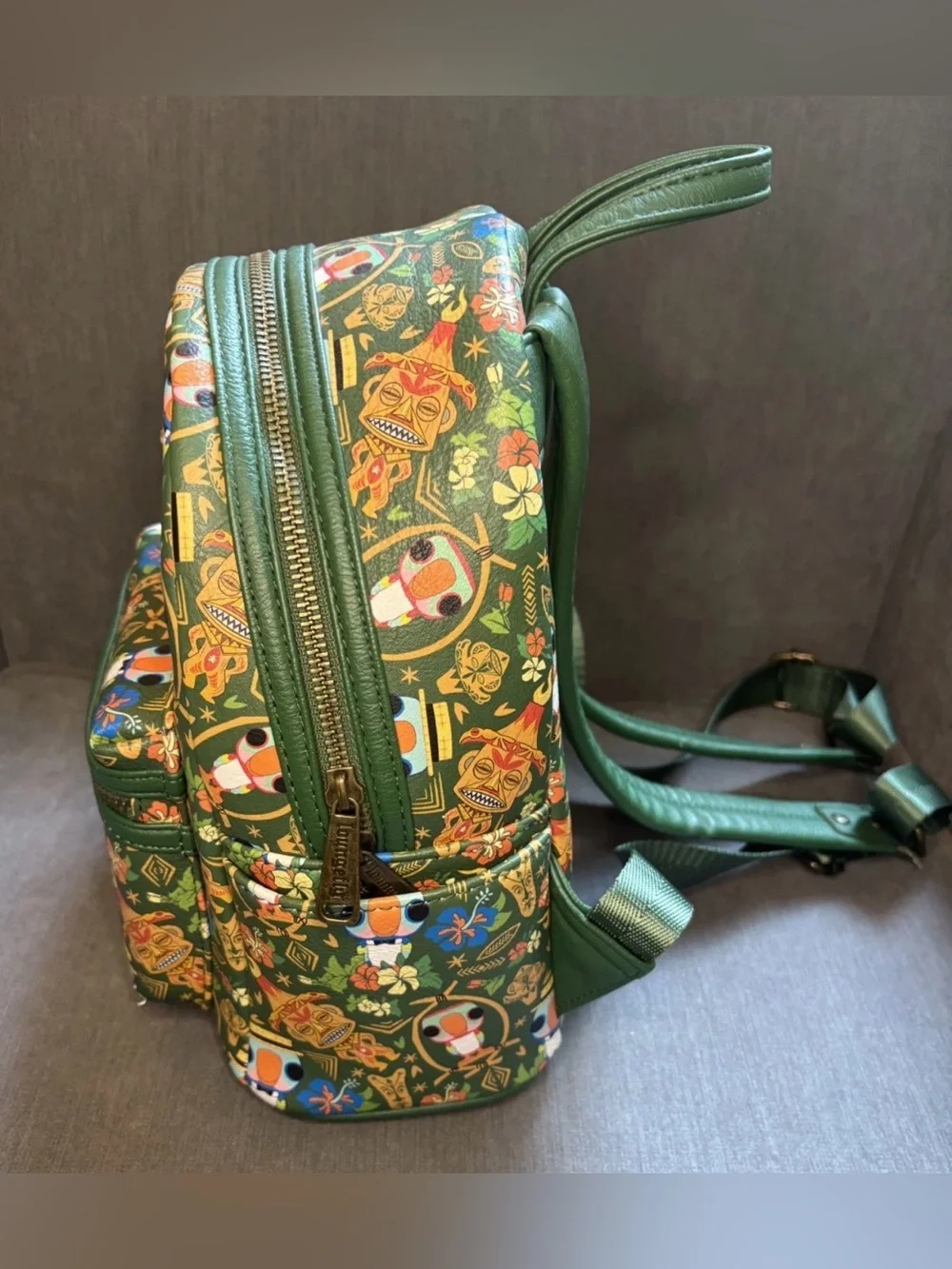 Disney Parks Disney World Enchanted Tiki Room Loungefly Backpack GUC💚Retired